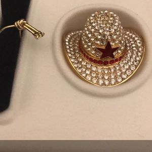 Estee Lauder 1999 DAZZLING GOLD COWBOY HAT Vintage